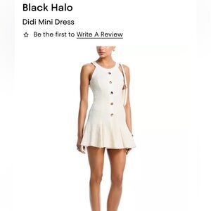 Black Halo Didi Mini Dress NWT